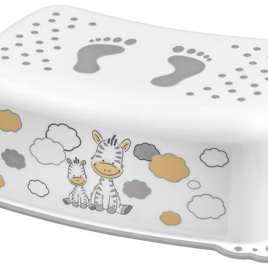 MALTEX Stupienok protišmykový Zebra - White/Grey