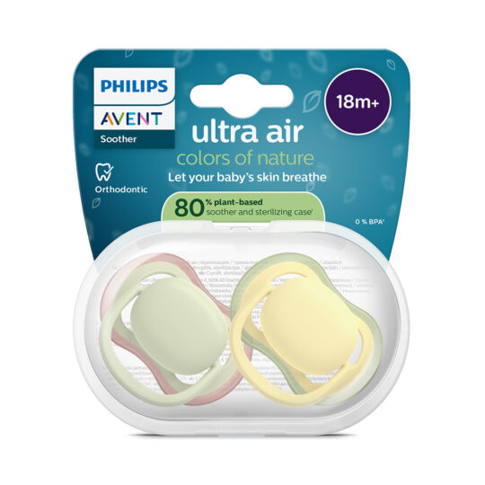 Philips AVENT Cumlík Ultra air neutral 18+m 2ks