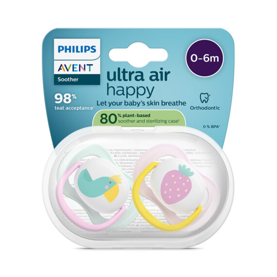 Philips AVENT Cumlík Ultra air obrázok 0-6m dievča 2ks