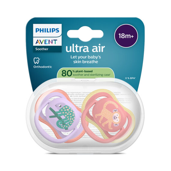 Philips AVENT Cumlík Ultra air obrázok 18+m dievča 2ks