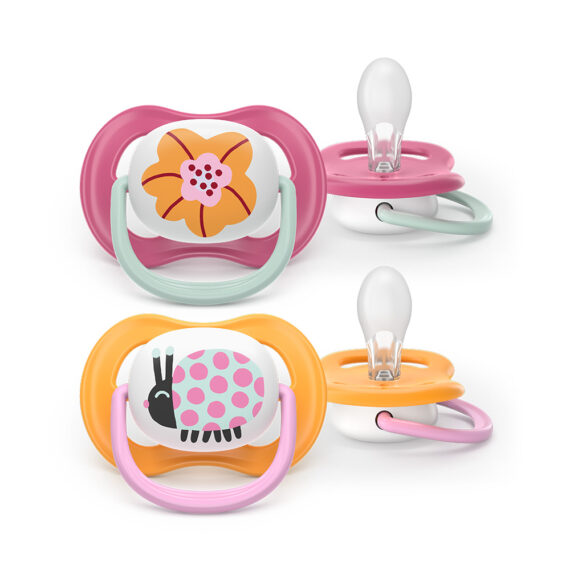 Philips AVENT Cumlík Ultra air obrázok 6-18m dievča 2ks