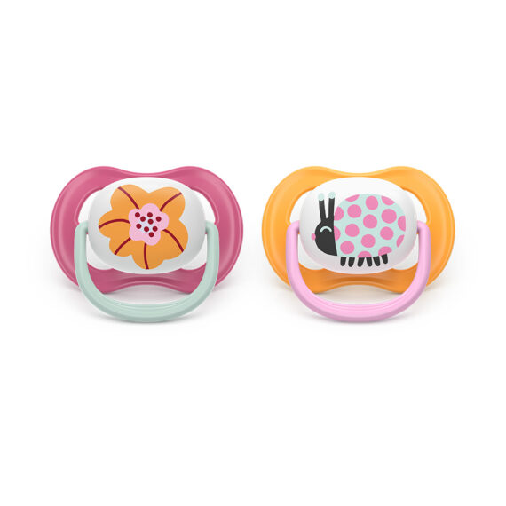 Philips AVENT Cumlík Ultra air obrázok 6-18m dievča 2ks