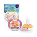 Philips AVENT Cumlík Ultra air obrázok 6-18m dievča 2ks