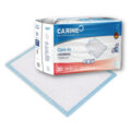 CARINE Jednorazové absorbčné podložky, modré, 60cmx90cm, absorbcia 1000 ml, 30ks