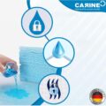 CARINE Jednorazové absorbčné podložky, modré, 60cmx90cm, absorbcia 1000 ml, 30ks