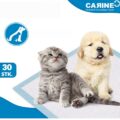 CARINE Jednorazové absorbčné podložky, modré, 60cmx90cm, absorbcia 1000 ml, 30ks