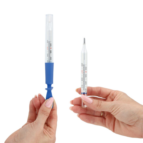 NOVAMA SIGMA Bezortuťový teplomer v puzdre, displej 12 ks