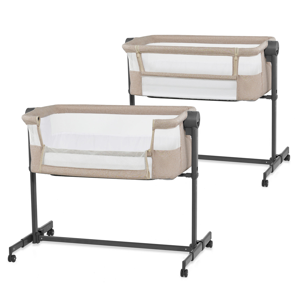KINDERKRAFT Postieľka detská polohovateľná Nestee Up2 Beige