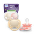 Philips AVENT Cumlík Ultrasoft Premium 0-6m dievča 2 ks