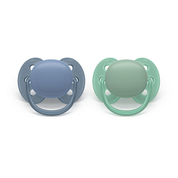 Philips AVENT Cumlík Ultrasoft Premium 6-18m chlapec 2 ks