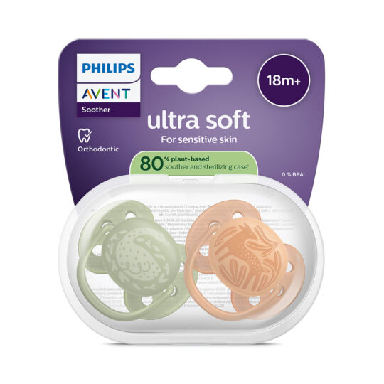 Philips AVENT Cumlík Ultrasoft Premium neutral 18+m obrázok 2 ks