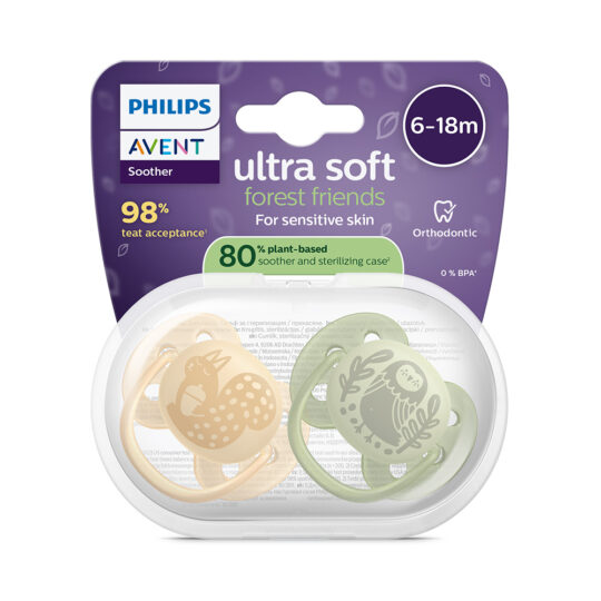 Philips AVENT Cumlík Ultrasoft Premium neutral 6-18m obrázok 2 ks