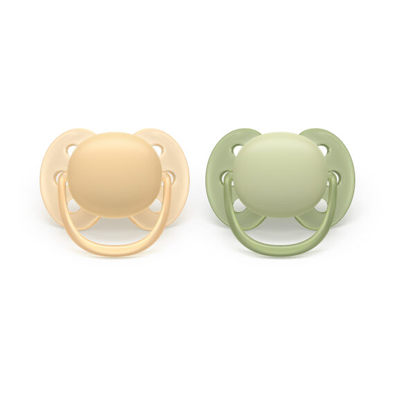 Philips AVENT Cumlík Ultrasoft Premium neutral 6-18m 2 ks