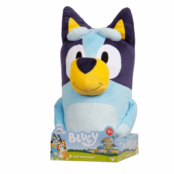 BLUEY JUMBO Plyšový psík Bingo, 45 cm