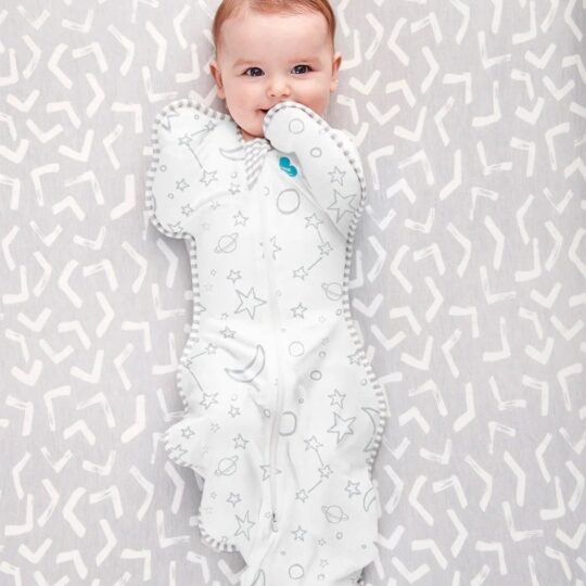 Love To Dream Swaddle UP - Zavinovačka, veľkosť S, biela, Vesmír STAGE1 - 1 TOG Originál