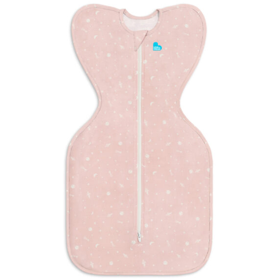 Love To Dream Swaddle UP 50/50, spací vak, veľkosť M, ružový vesmír, 2 FÁZA,