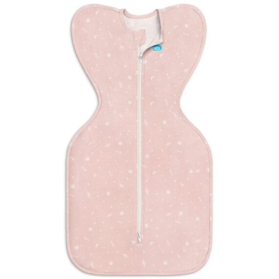 Love To Dream Swaddle UP 50/50, spací vak, veľkosť M, ružový vesmír, 2 FÁZA,