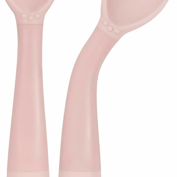 Miniland Dolce 5-dielny set na jedenie pre deti, štvorcový, ružový