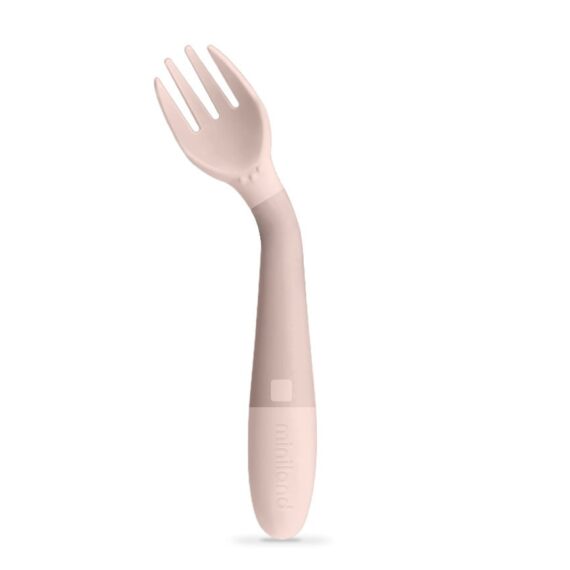 Miniland Dolce 5-dielny set na jedenie pre deti, štvorcový, ružový