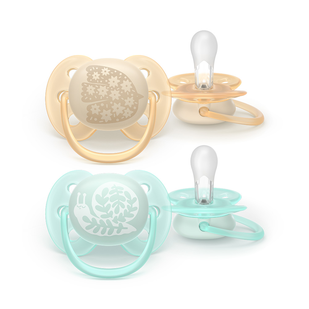 Philips AVENT Cumlík Ultrasoft Premium neutral 0-6m obrázok 2 ks