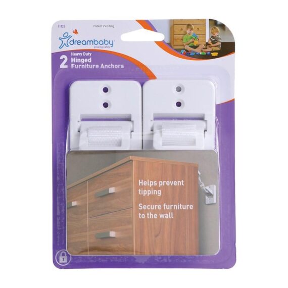 DREAMBABY Úchyty bezpečnostné na nábytok 2 kusy