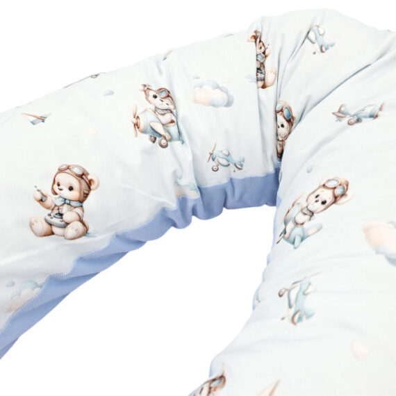 EKO Vankúš na dojčenie Velvet Pilot Bear 180cm