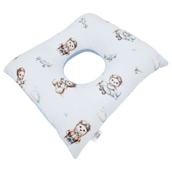 EKO Vankúš popôrodný Pilot Bear 40x40cm