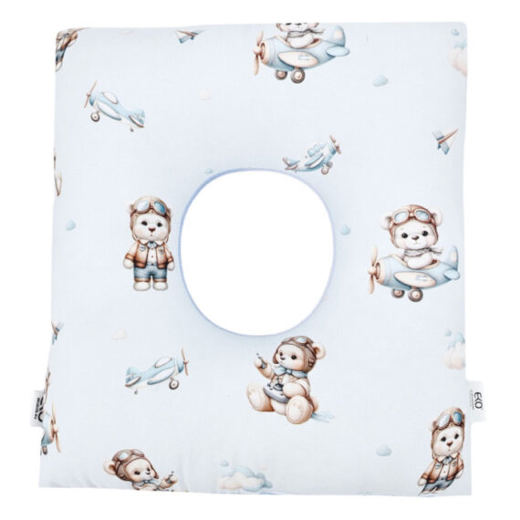 EKO Vankúš popôrodný Pilot Bear 40x40cm