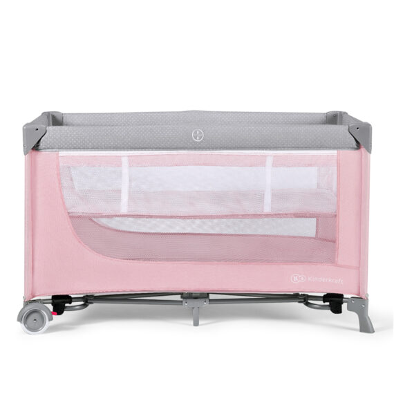 KINDERKRAFT SELECT Postieľka cestovná Leody Pink, Premium