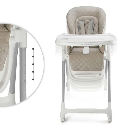 KINDERKRAFT Stolička jedálenská Tulo Beige