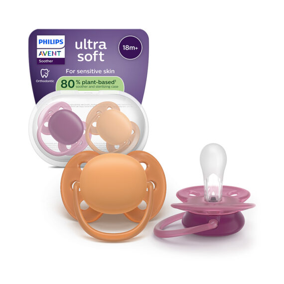 Philips AVENT Cumlík Ultrasoft Premium 18+m dievča 2 ks