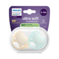 Philips AVENT Cumlík Ultrasoft Premium neutral 0-6m 2 ks