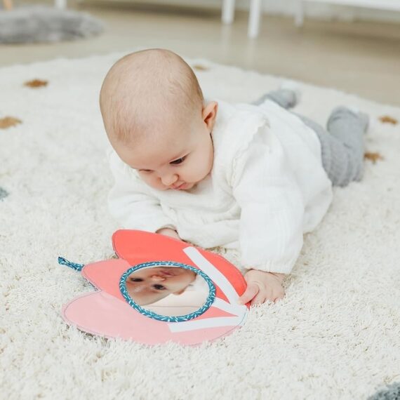 Miniland Senzorické zrkadlo pre bábätká - Tulipán