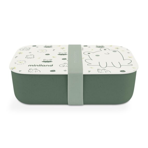 MIniland ECO-friendly Box na uloženie jedla/desiaty, 1L, Žabka