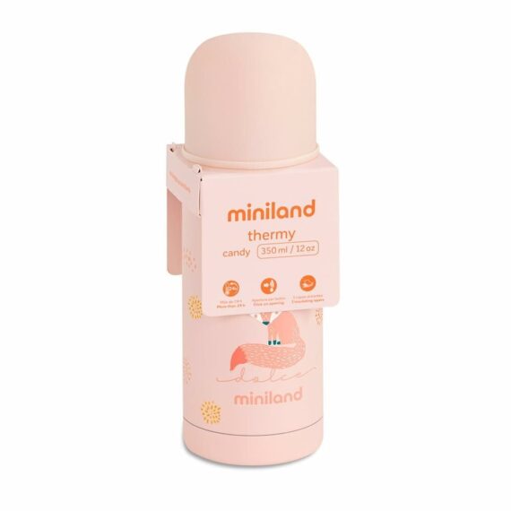 Miniland Dolce Termoska, 350 ml, ružová