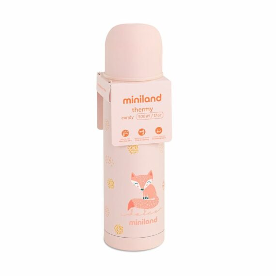 Miniland Dolce Termoska, 500 ml, ružová