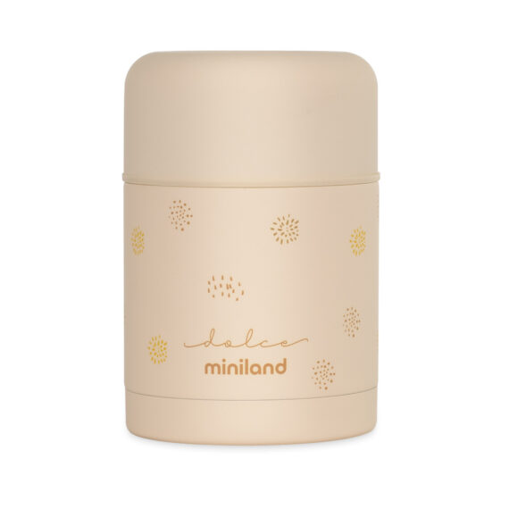 Miniland Dolce Termoska na jedlo, 600 ml, vanilková