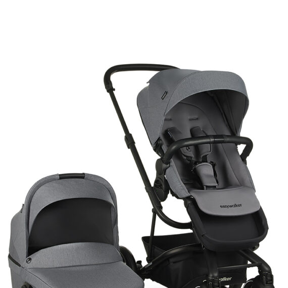 EASYWALKER Set XXL Kočík Harvey3 Fossil Grey + KIDDY Evoluna i-size 2