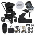 EASYWALKER Set XXL Kočík Jimmey Air Pepper Black + KIDDY Evoluna i-size 2