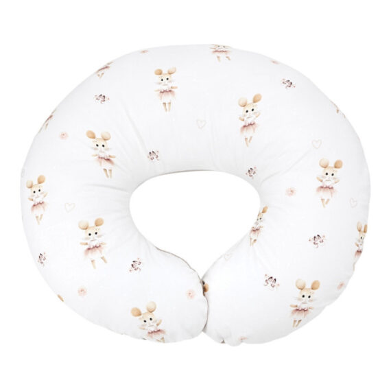 EKO Vankúš na dojčenie malý Velvet Ballerina Mouse 60x60cm