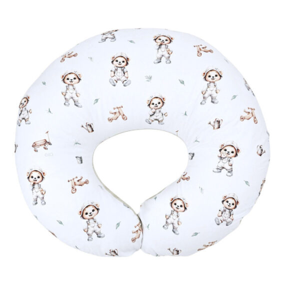 EKO Vankúš na dojčenie malý Velvet Gardener Bear 60x60cm