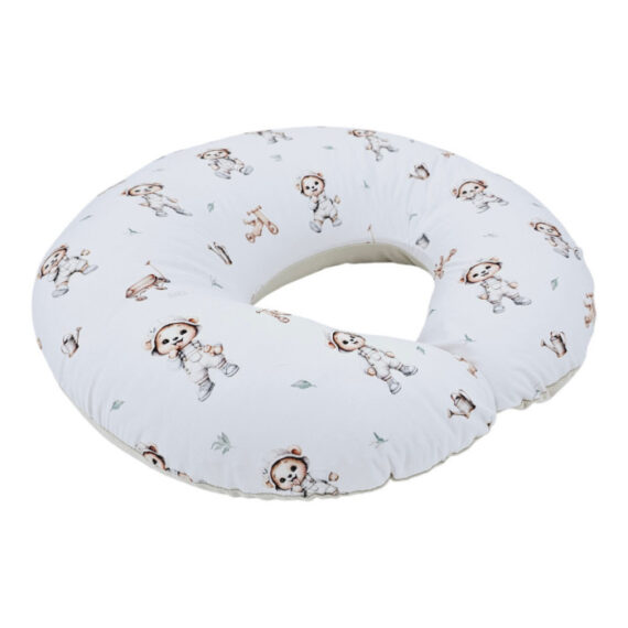 EKO Vankúš na dojčenie malý Velvet Gardener Bear 60x60cm