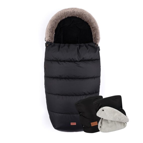 PETITE&MARS Fusak 4v1 Comfy Forever Black + rukávnik Jasie Ink Black