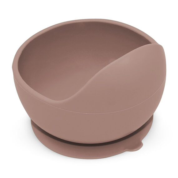 PETITE&MARS Miska silikónová s prísavkou Take&Match Velvet Latte 6m+