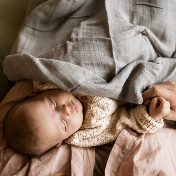 PETITE & MARS Sada plienok bambusová mušelínová 3ks Moussy Earth Tones 68 x 68 cm