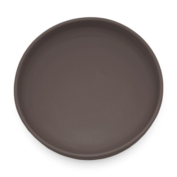 PETITE&MARS Tanier silikónový s prísavkou Take&Match Bitter Cocoa 6m+