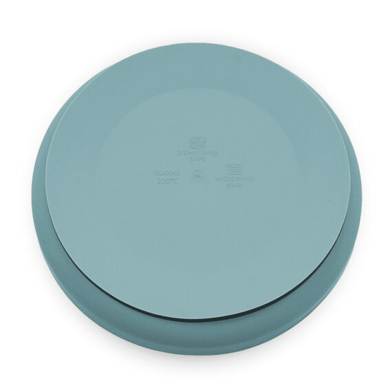 PETITE&MARS Tanier silikónový s prísavkou Take&Match Frosted Sky 6m+