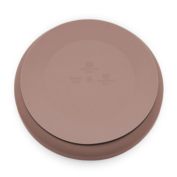 PETITE&MARS Tanier silikónový s prísavkou Take&Match Velvet Latte 6m+
