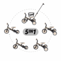 PETITE&MARS Trojkolka multifunkčná 5v1 Turbo - limitovaná edícia City Beat