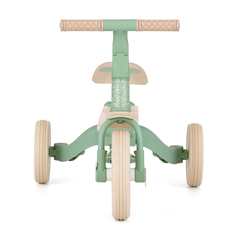 PETITE&MARS Trojkolka multifunkčná 5v1 Turbo - limitovaná edícia Green Twist